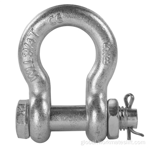 Types Of Shackles High Quality High Strength Industrial Dee Shackle Manufactory